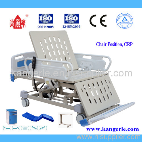 electric hospital bed with chair postion