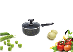 Aluminum press milkpot cookware