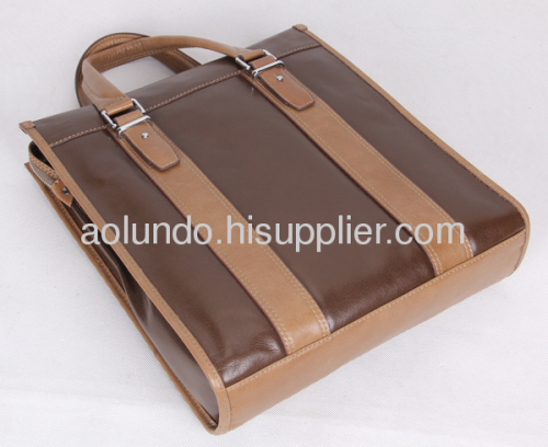 Wholesale designer genuine leather handbag for men