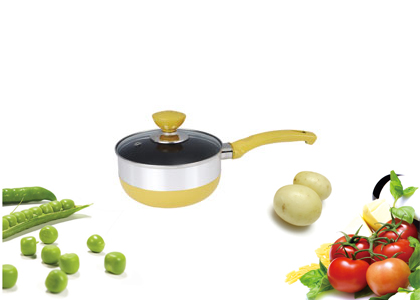 hot product colorful aluminium saucepan