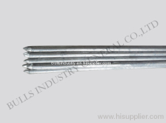 galvanized steel ground rod