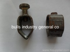 galvanized steel ground rod clamp