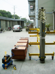 2m to 30m Pneumatic Telescoping Locking Mast