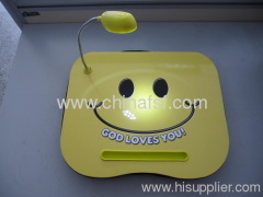 LAPTOP CUSHION WITH SMILE FACE/LAPTOP DESK WITH LED