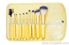 elegant makeup brush set
