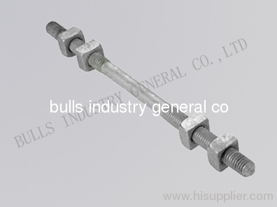 Galvanised Double Arming bolts