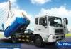 6tons Container Garbage Truck XZJ5121ZXX for loading, unloading, and transport street garbage