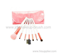 7pcs Pink Travelling cosmetic kits brush