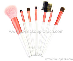 7pcs Pink Travelling cosmetic kits brush