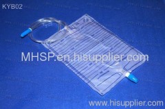 Urine bag for urine collection in patients