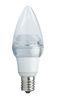 Warm White No UV / IR 5W C37 E14 LED Clear Candle 300lm For Table Lamp, Crystal Lamp