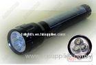 Aluminum 2V / 40MA black / Silver USB / Solar Led Flashlight For Promotional Gift, Solar Energy Flas