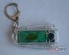 Mini Solar Rechargeable Keychain Led Torch, Transparent Acrylic Super-white LED 2 pcs Solar Energy F