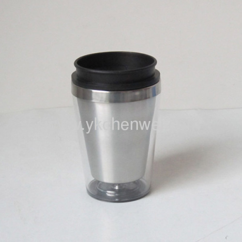 10oz wholesale Double wall clear coffee mug