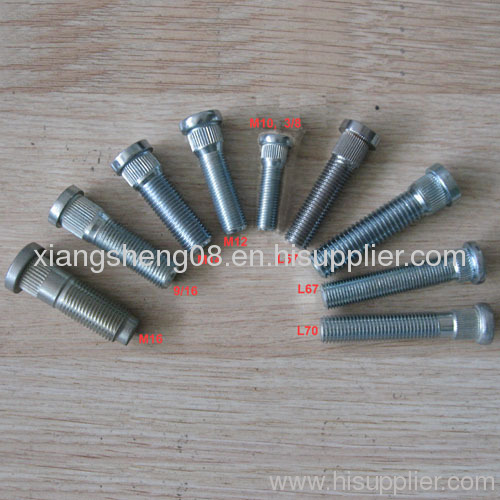 customized knurled wheel studs