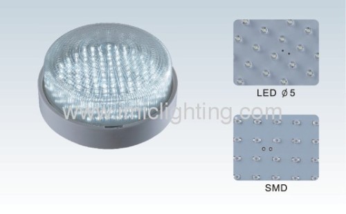 8W Plastic LED Bulkhead Light with glass cover