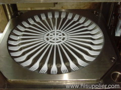 dishware mould-plastic fork mould