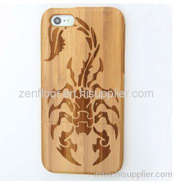 Bamboo phone case cover