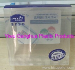 PET clear box for crisper package