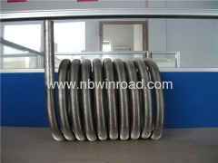 Stainless steel coil heat exchanger