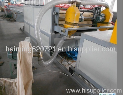 PVC semi-skinning foaming board extrusion line