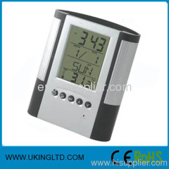LCD Clock with Penholder