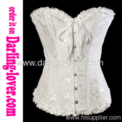 White wholesale wedding corsets
