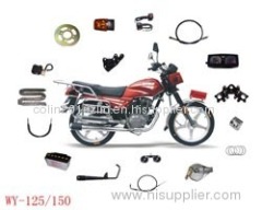 Motorcycle Parts-headlight,side mirror,chrome rim,etc