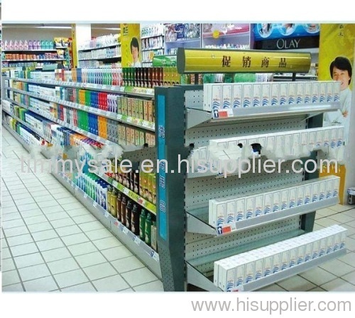 Supermarket&store display equipment/metal gondola storage shelf&rack system