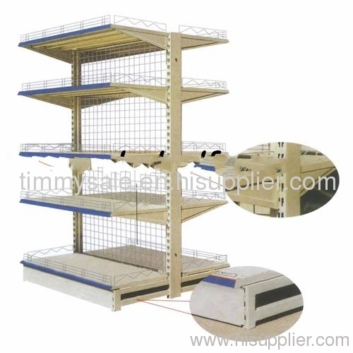 Medium-Duty racking Plain Back Panel Supermarket Shelf