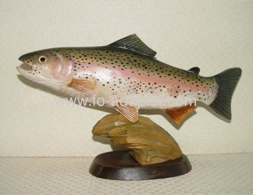 Wood Carved Fly Fish