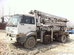 Sell used Mitsubishi truck-mounted concrete pump 30M 99