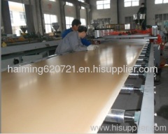 wpc foaming board extrusion line