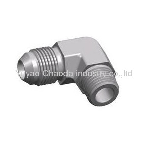 90° ELBOW METRIC MALE 74°CONE/SAE O-RING BOSS L-SERIES ISO