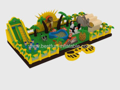 2014 New Trampoline Madagascar Inflatable Playground