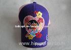 Custom Printed Baseball Caps For Children, Polyester Cute Kids Baseball Caps With Cartoon Design