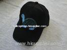 Cool 3d Embroidery Youth Baseball Caps, Polyester / Acrylic Sports Kids Caps With Adjustable Velcro