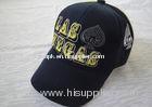 Unique College Mens Baseball Cap / Hats, Polyester / Acrylic / Cotton 3d Embroidery Sports Caps Hats