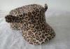 Promotional Leopard Print Baseball Cap For Kids / Adult, 6 Panel Cool Ladies Baseball Caps With Velc