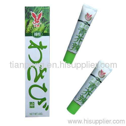 low price manufacturer wasabi mustard 43g in tube