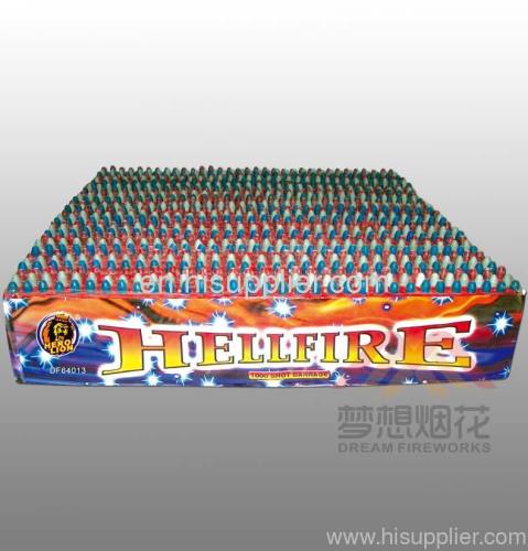 1000s missile battery fireworks