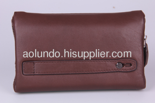 Fashionnal genuine leather men clutch bag