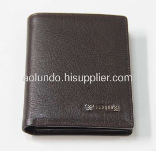 2013 fashion embossed genuine leather men wallet