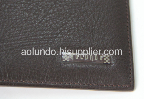 2013 fashion embossed genuine leather men wallet