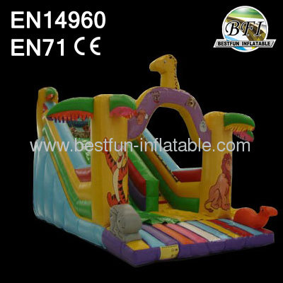 Hot Sale Inflatable Safari Slide