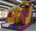 Commercial Pink Inflatable Dry Slide