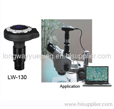 LW-130 1.3M 3.0M 5.0M pixel high resolution microscope eyepiece camera