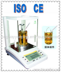 Electronic densitometer gravity analytic balance