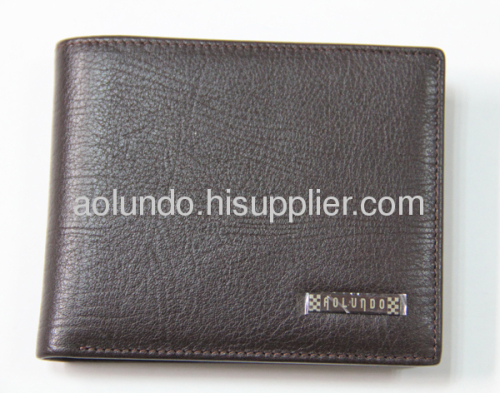 Mens new design genuine leather wallet purse