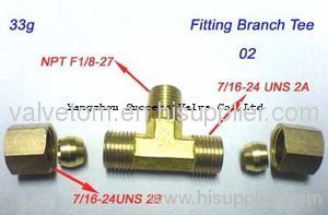 Brass Compression Tube Fittings